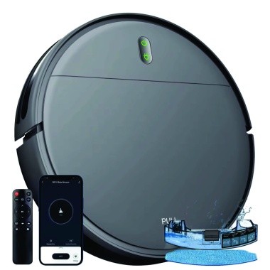 Robot Vacuums, Self-Charging Robotic Vacuum Cleaner with 1800Pa Powerful Suction, Slim Robot Vacuums Cleaner, Quite Robot Sweeper Vacuum Cleaners Ideal for Pet Hair, Hard Floor, Low-Pile Carpets