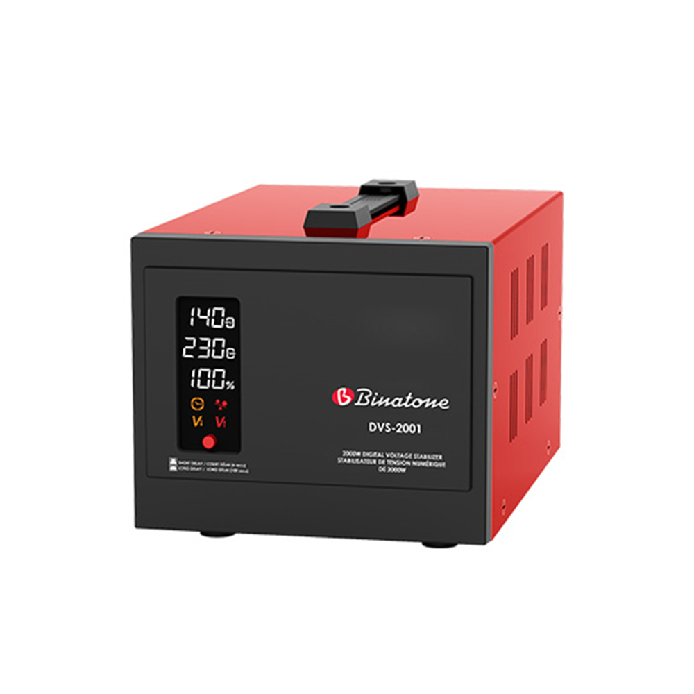 Binatone DVS-2001 2000VA Digital Voltage Stabilizer (110–280V) with USB Port & Full Protection