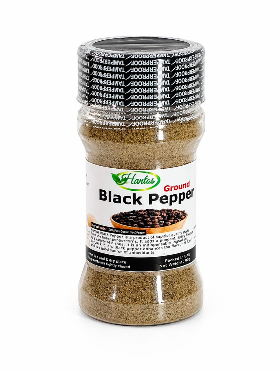 Hantos Ground Black Pepper (100% Pure & Spicy Spice Blend)