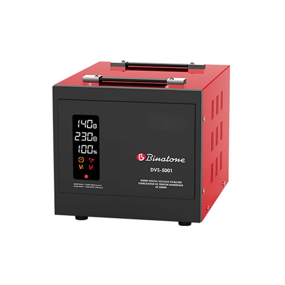 Binatone DVS-5001 5000VA Digital Voltage Stabilizer (110–280V) for AC, Fridge & Home Appliances