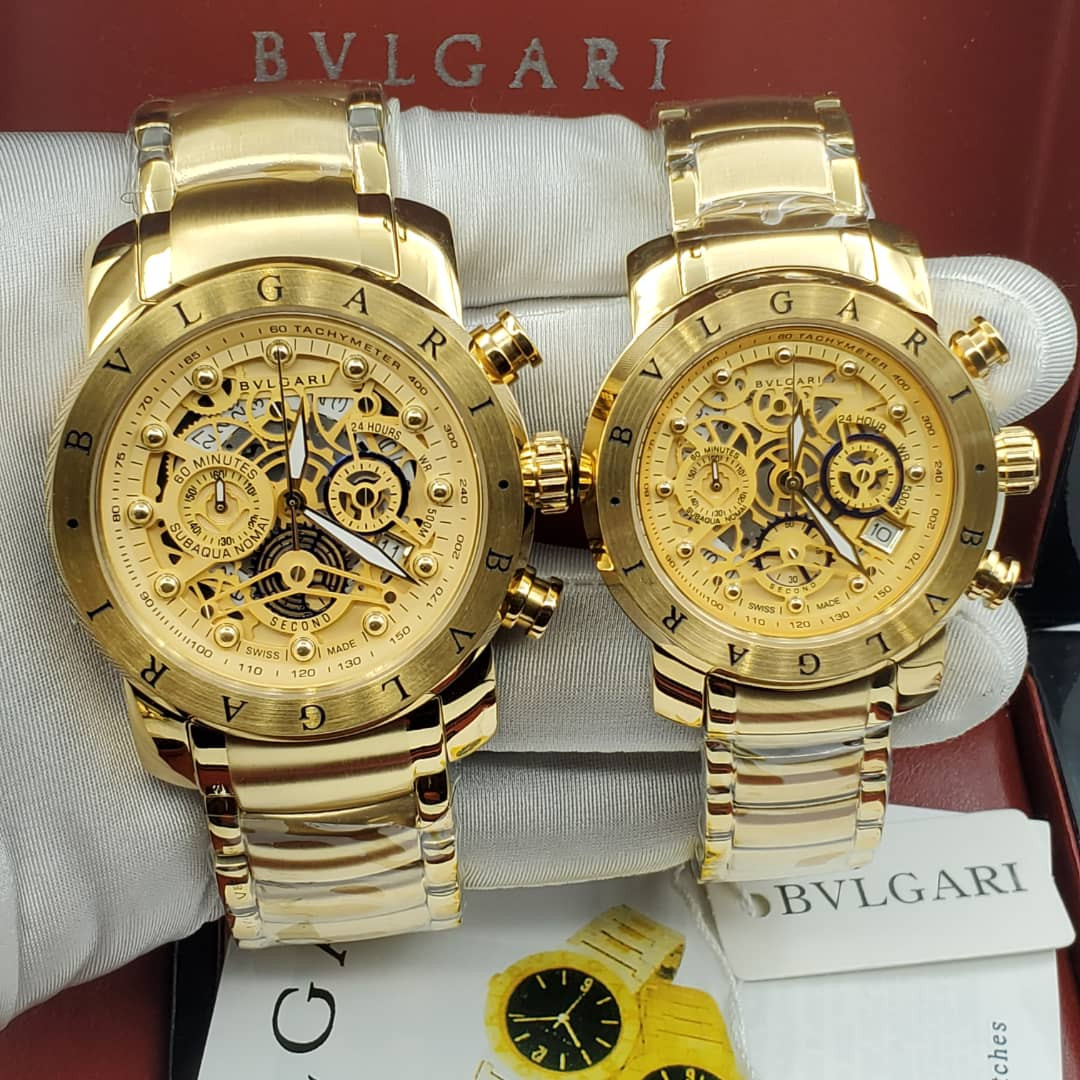 Original Bvlgari Chain Wrist Watch for Couple