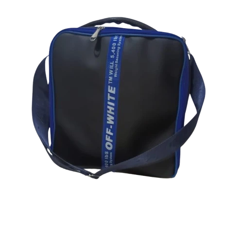 Custom-made Insulated Waterproof Vinyl Leather Lunch Bag with Adjustable Strap for Kids, Children