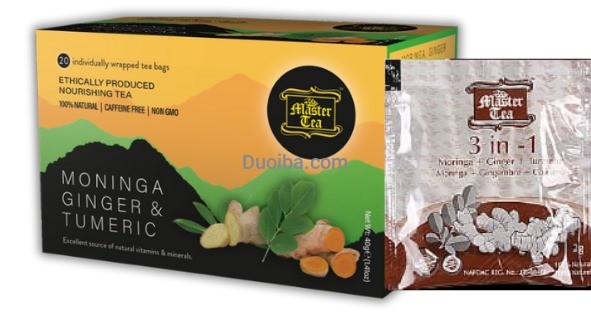 Master Tea Moringa, Ginger and Turmeric (The 3 in 1)