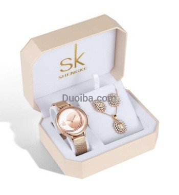 SK Luxury Jewelry Watches Set