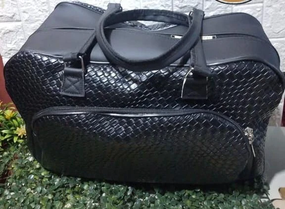 Custom Made Premium Durable Synthetic Leather Travel Bag – Unisex Duffle Bag
