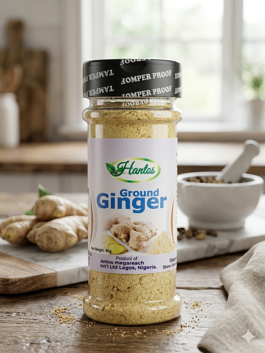 Hantos Pure Ground Ginger Powder – Premium Cooking Spice