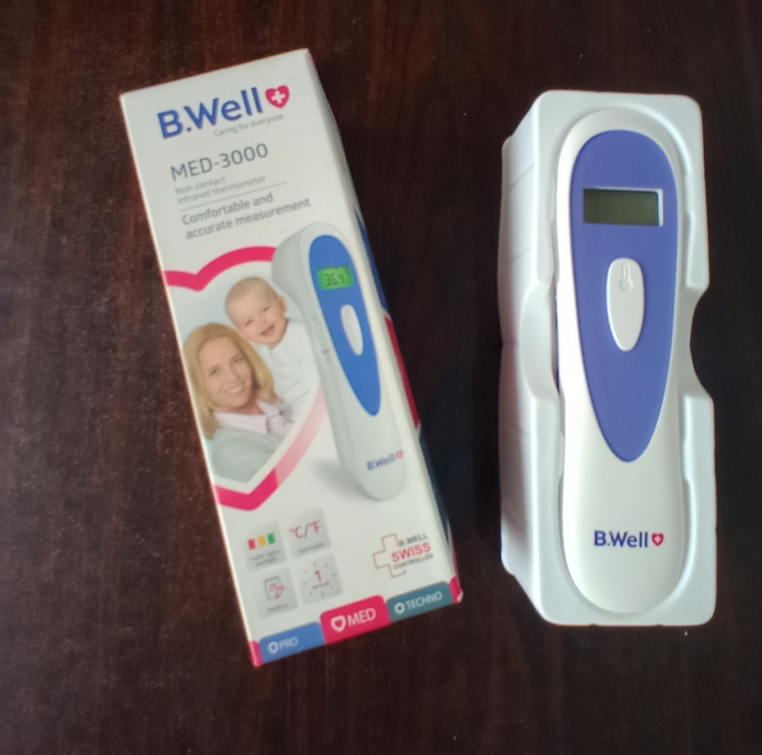 Non contact infrared  Thermometer med 3000 (B.well)