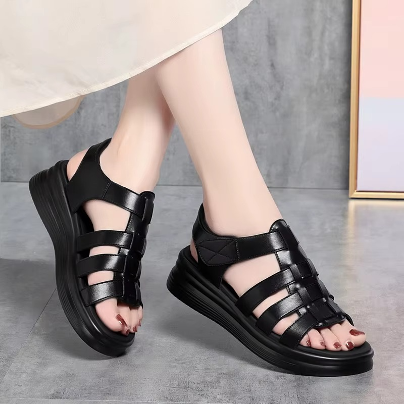 Women’s Designer Luxury Platform Sandals – High Quality Fashion Open Toe Slides with EVA Sole (Summer Stylish Slippers)